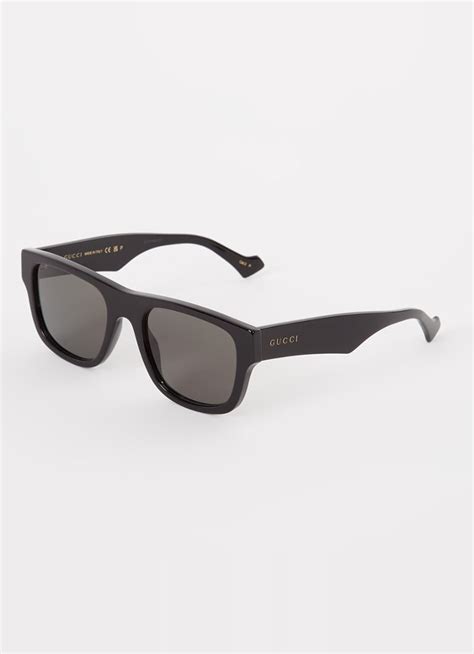 Gucci Zonnebril gepolariseerd GG1427S • Zwart • de Bijenkorf